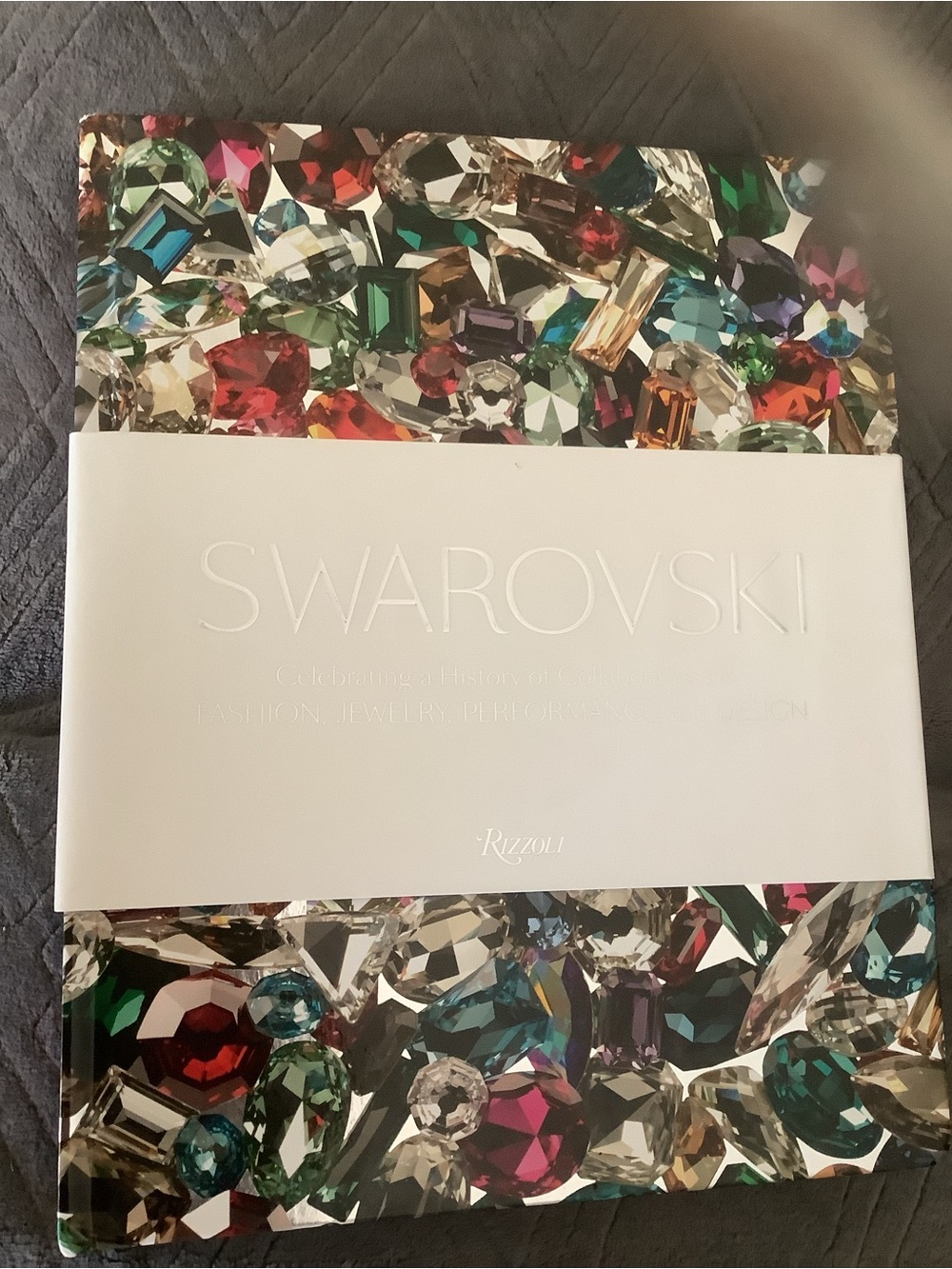 Swarovski Rizzoli Hardcover Coffee Table Book with Multicolored Gem Motif